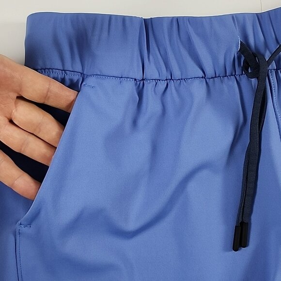 ZYIA Active Women's Blue Athletic Shorts Unlined 3.5" Inseam Pockets Size Large - Picture 4 of 11